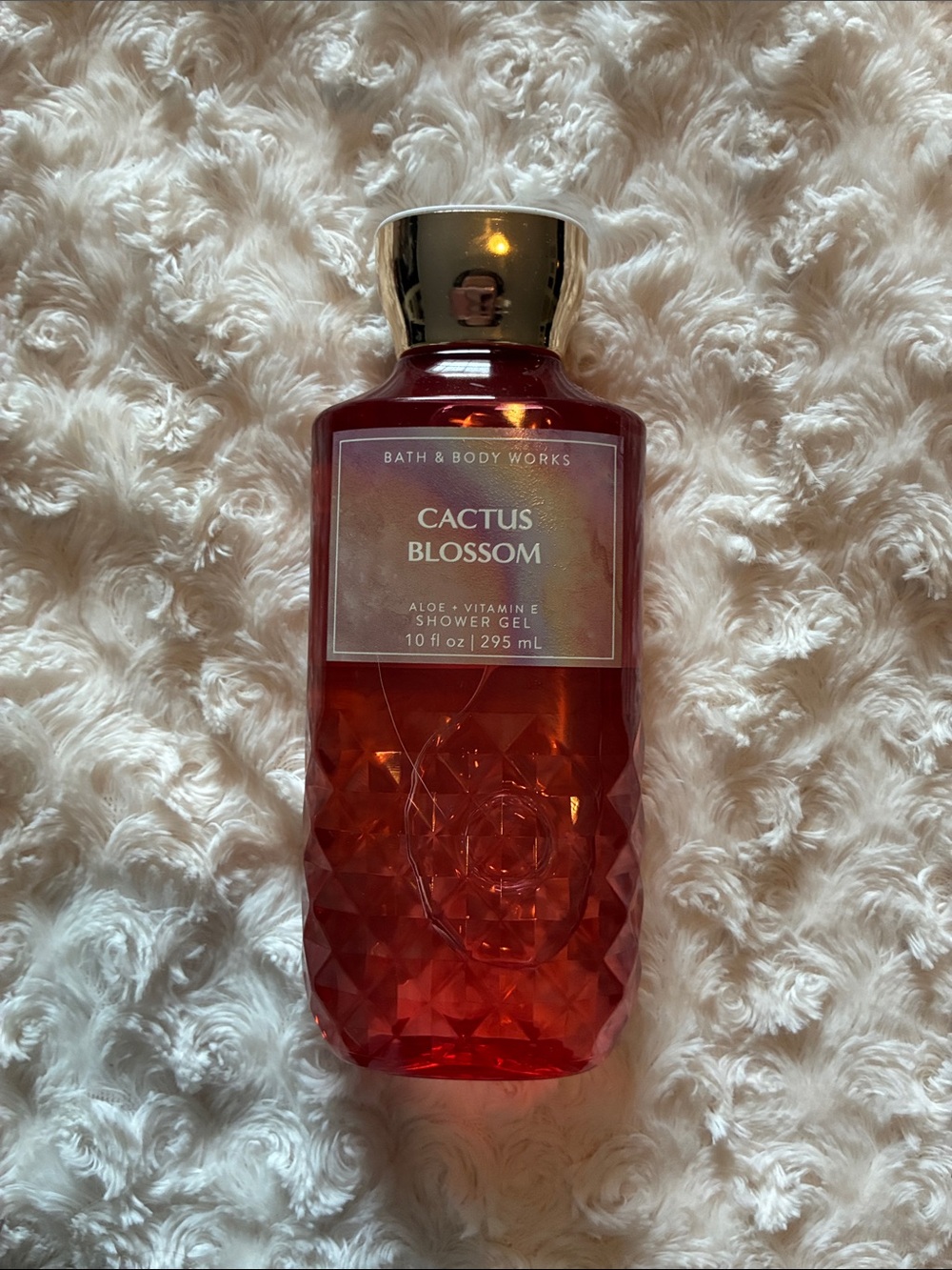 Bath & Body Works Cactus Blossom Shower Gel - Red with Gold Cap